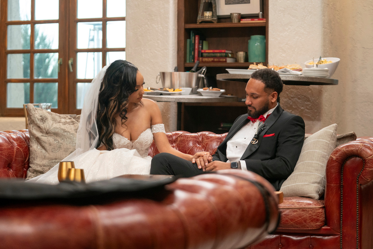 Virginia and Devin after the wedding.