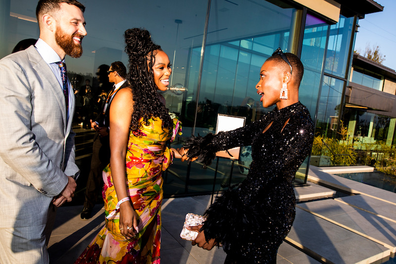 Cameron and Lauren from Love Is Blind Season 1 and Perfect Match Season 2 star Tolú.