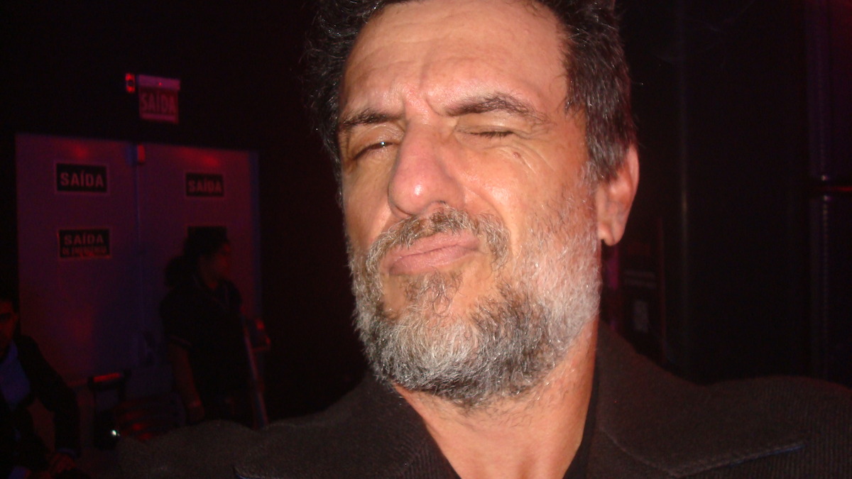 Rodrigo Lombardi na festa de 15 anos da Netflix