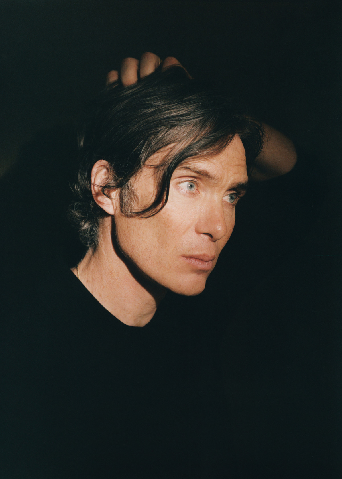 Portrait of Cillian Murphy in a black sweater