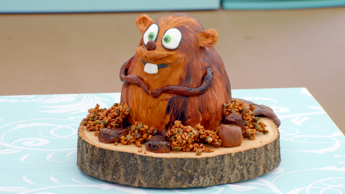 Nicky’s beaver cake from ‘The Great British Baking Show’