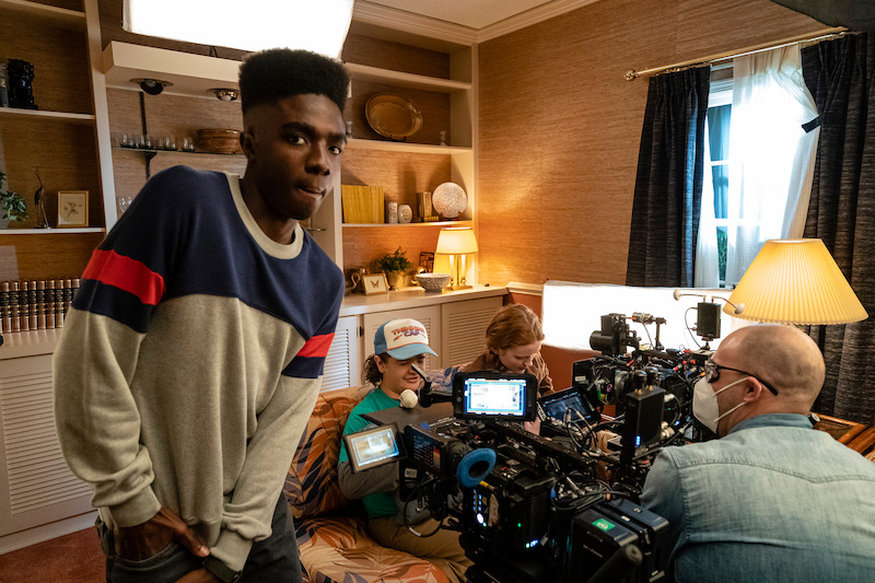 Got my cassette player rightttt here - 68 Behind-the-Scenes pics from ‘Stranger Things’ Season 4 You Have to See Slideshow