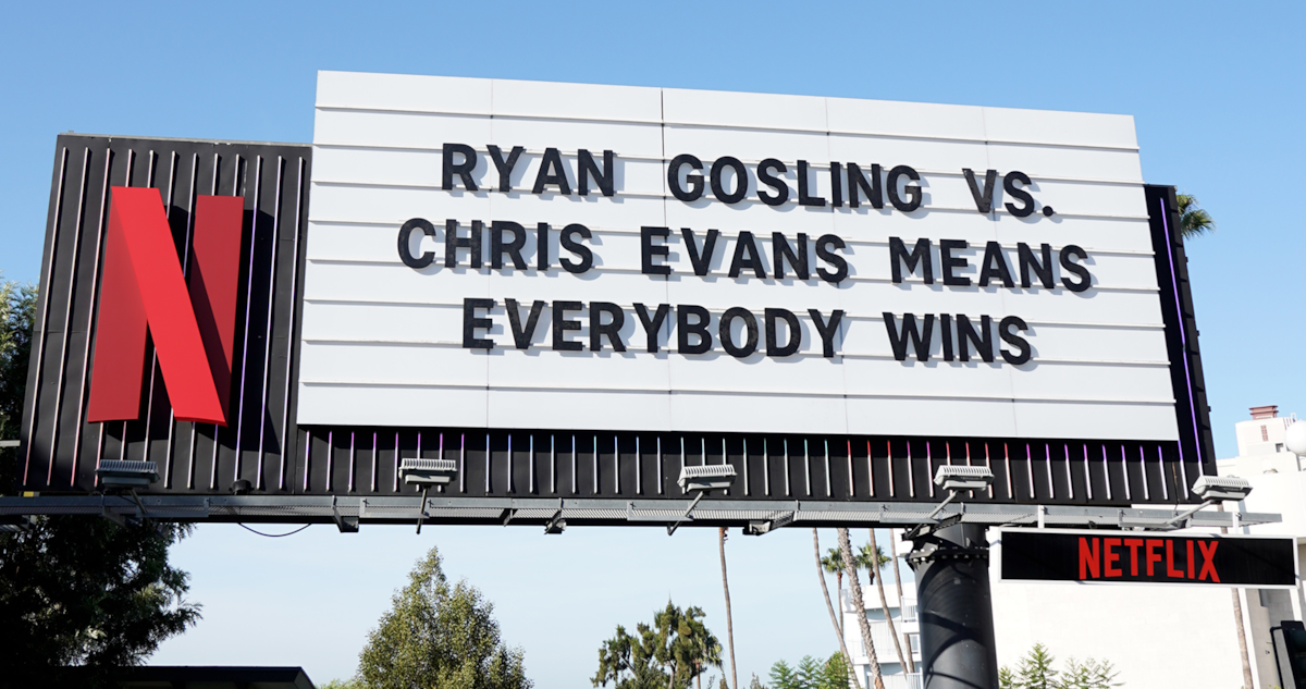 ‘The Gray Man’ Sunset marquee