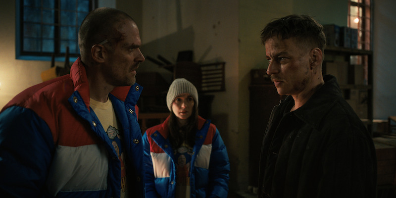 From left: Harbour as Hopper, Ryder as Joyce and Wlaschiha as Dmitri in Stranger Things Season 4, Volume 2. - See Over 100 Photos From ‘Stranger Things’ Season 4 Volume 2