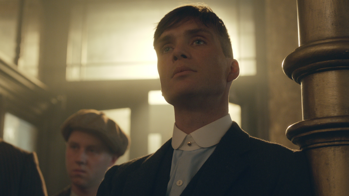 Cillian Murphy as Tommy Shelby in 'Peaky Blinders'.