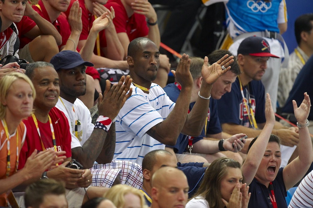 Pics of The Redeem Team in the Olympics Stands - Netflix Tudum