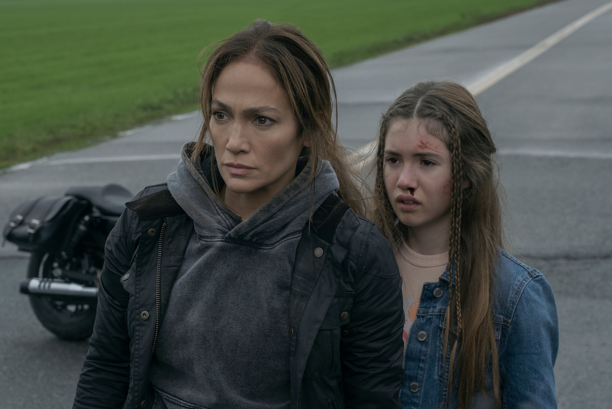 Jennifer Lopez as The Mother and Lucy Paez as Zoe.