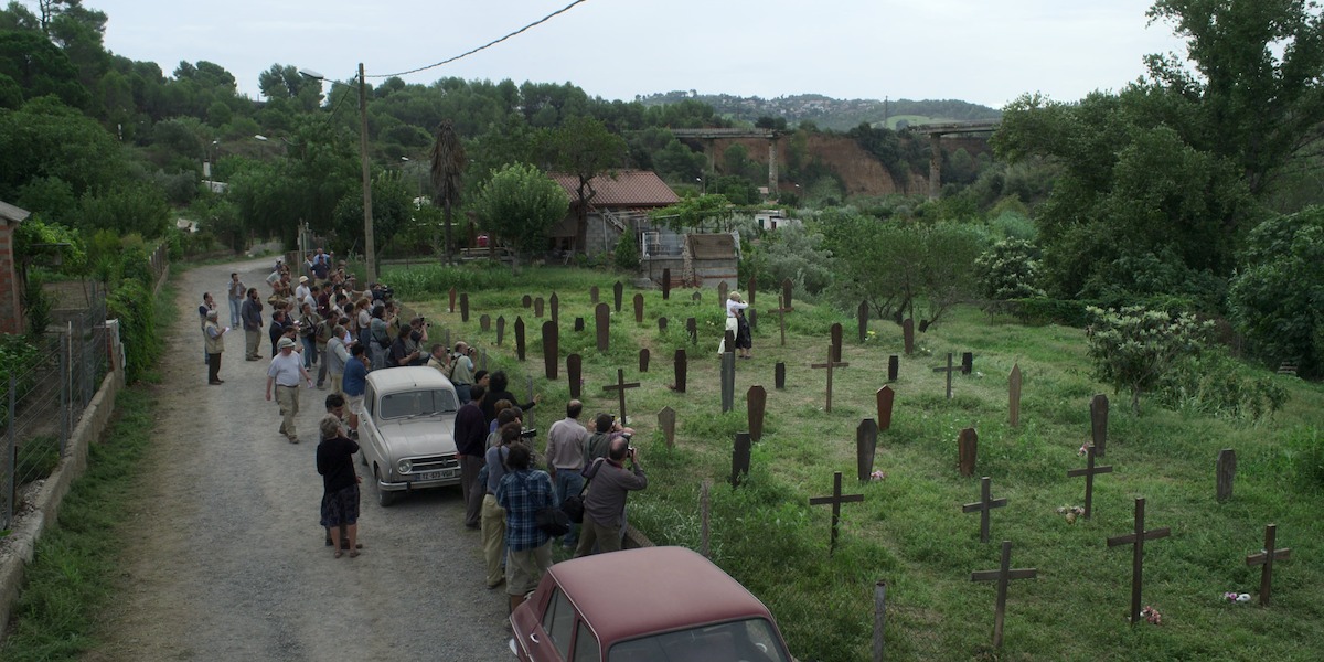 Sarajevo War Cemetery in Bosnia exterior.