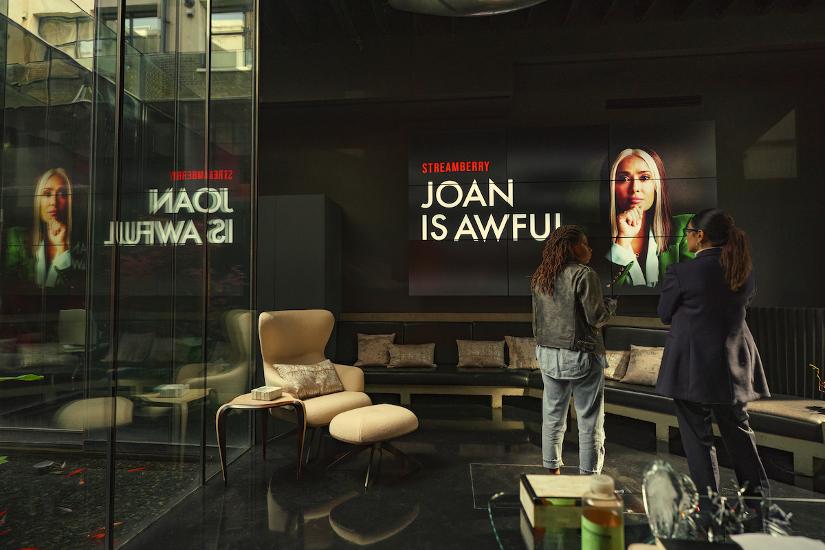'Black Mirror' Behind the Scenes of 'Joan Is Awful' Netflix Tudum 'Black Mirror' Behind the Scenes of 'Joan Is Awful' Netflix Tudum