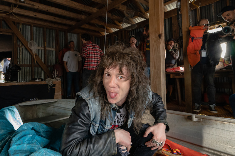 Sometimes you need to let off a little steam when the entire town is, you know, hunting you. - 68 Behind-the-Scenes pics from ‘Stranger Things’ Season 4 You Have to See Slideshow