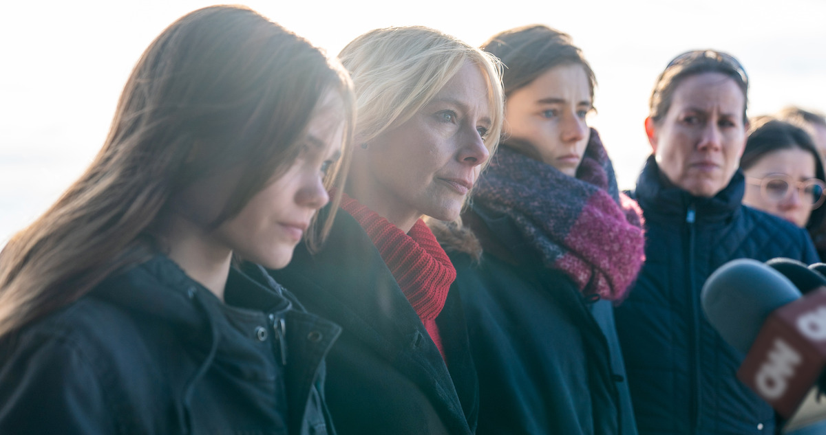 Oona Laurence, Amy Ryan, Thomasin McKenzie and Miriam Shor in ‘Lost Girls’