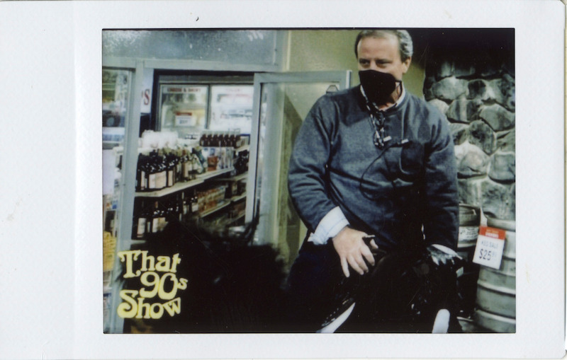 On the set of That ’90s Show.