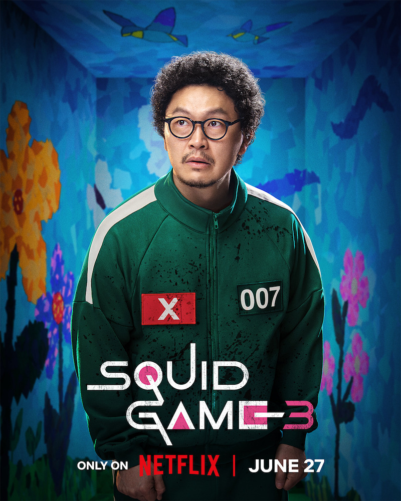Character key art of Yang Dong-geun as Yong-sik for 'Squid Game' Season 3.  