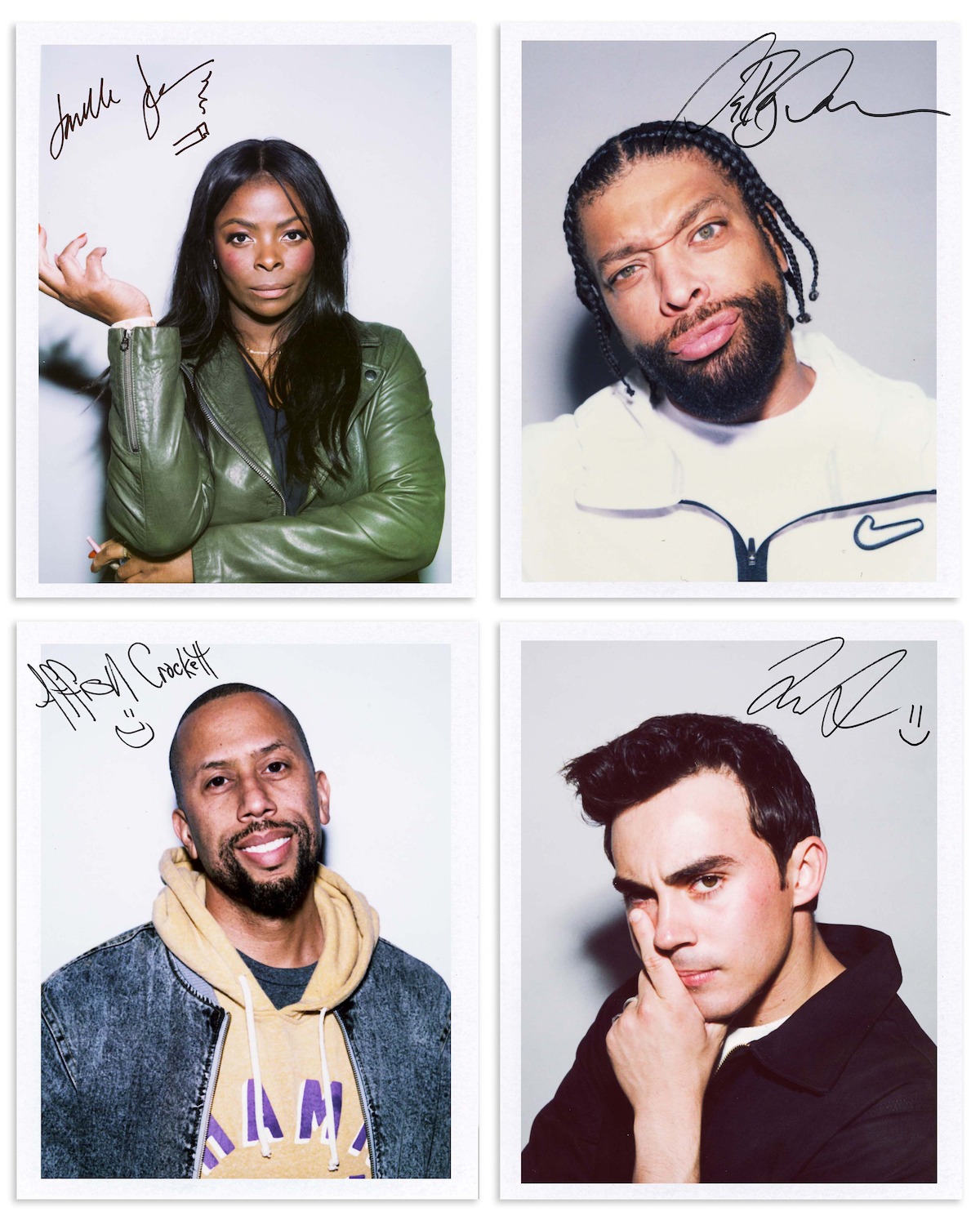 Janelle James, DeRay Davis, Tyler Alvarez and Affion Crockett - Backstage Polaroids from the 2022 Netflix Is a Joke Festival