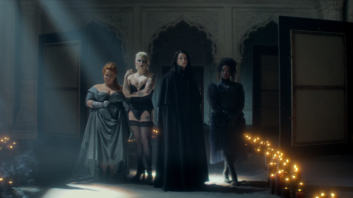 Donna Preston as Despair, Mason Alexander Park as Desire, Tom Sturridge as Dream, Kirby Howell-Baptiste as Death in Season 2 of ‘The Sandman’