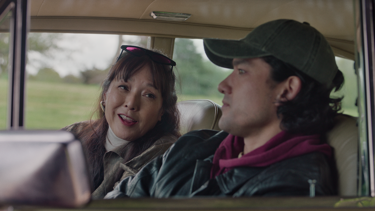 Kaori Momoi and Will Sharpe in ‘Too Much’