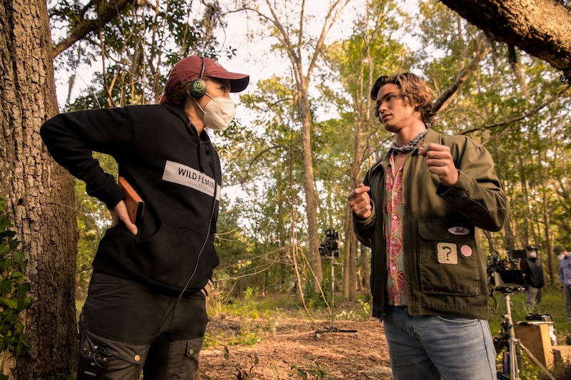 Chase Stokes as John B in Outer Banks Season 2 Behind-the-Scenes Photo Gallery