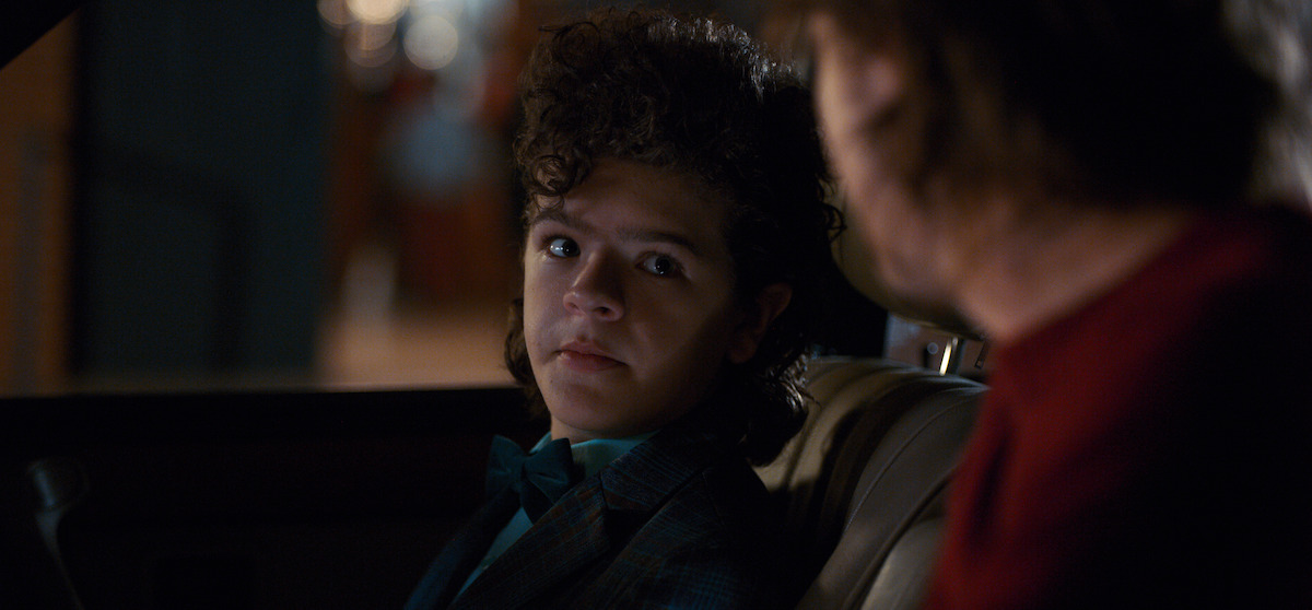 Gaten Matarazzo as Dustin Henderson and Joe Keery as Steve Harrington in 'Stranger Things' Season 2