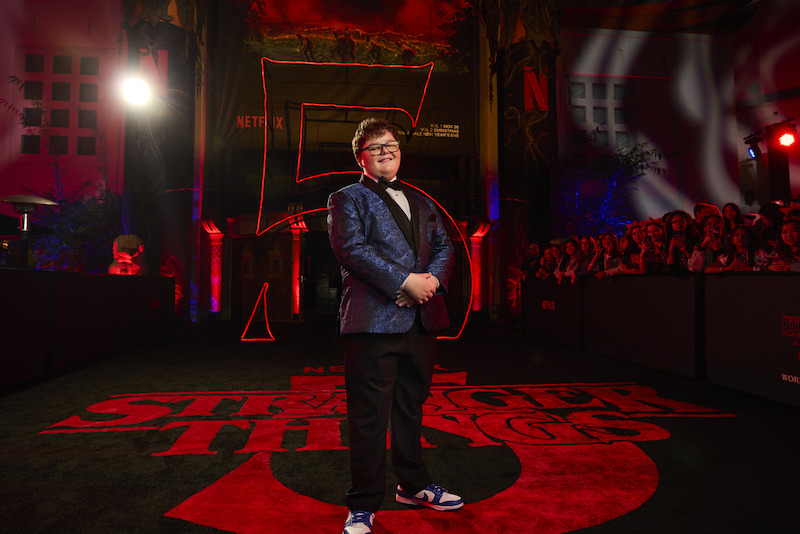Jake Connelly attends the 'Stranger Things 5' World Premiere.