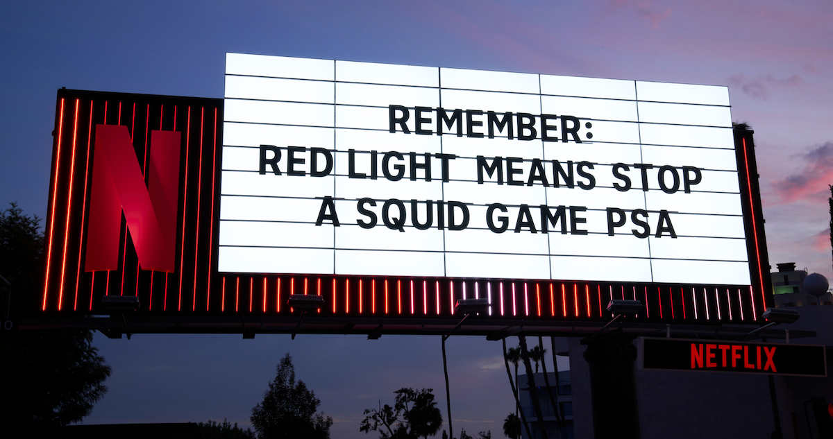 ‘Squid Game’ Sunset marquee