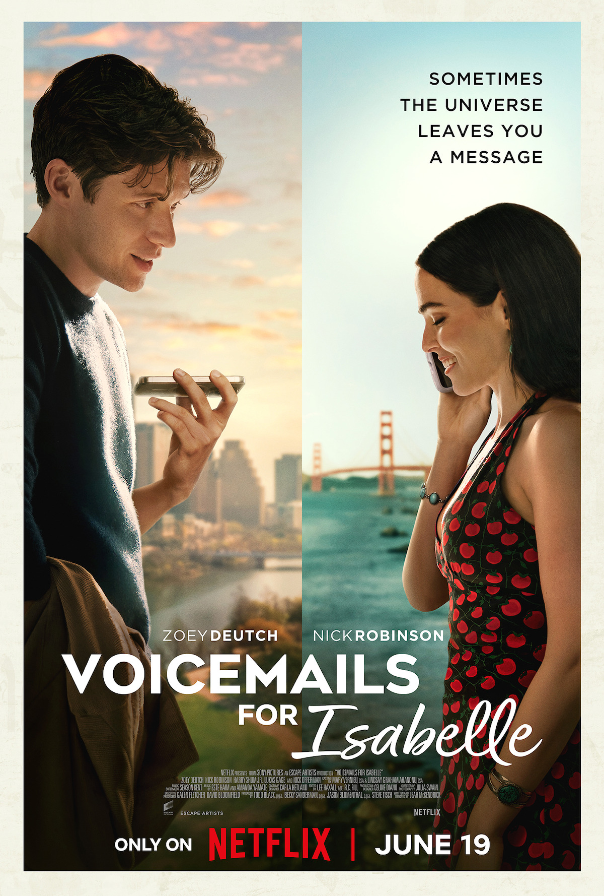 The key art for Voicemails for Isabelle.