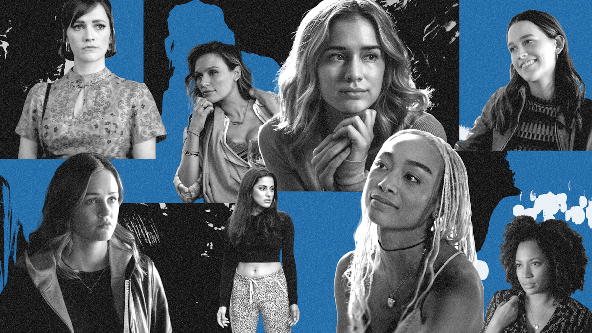 Collage of Joe’s love interests.