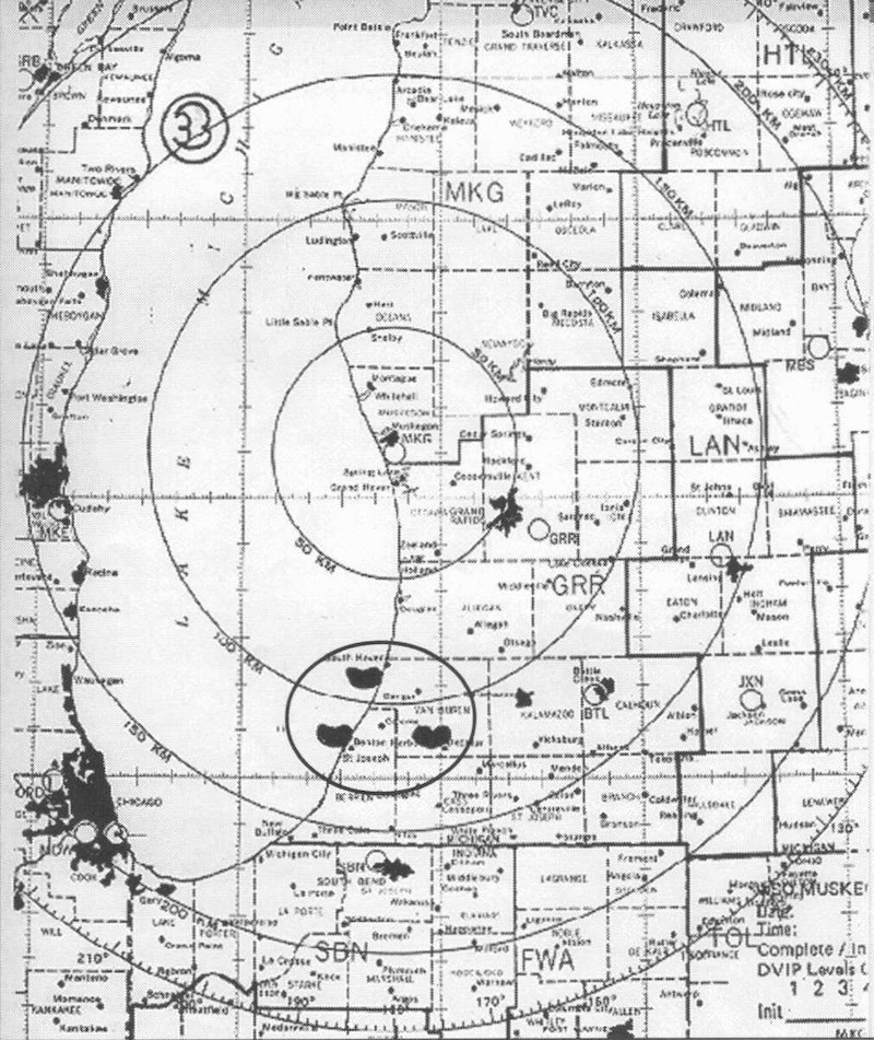 The objects were flying in different formations. - ‘Unsolved Mysteries’ Volume 3: ‘Something In the Sky’ Radar Map Gallery
