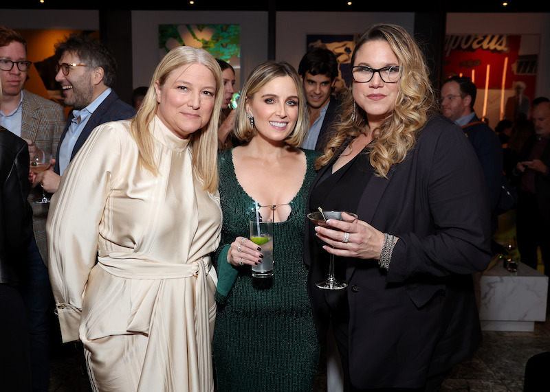 Producer Bruna Papandrea, Author Jessica Knoll, Executive Producer Lisa Sterbakov