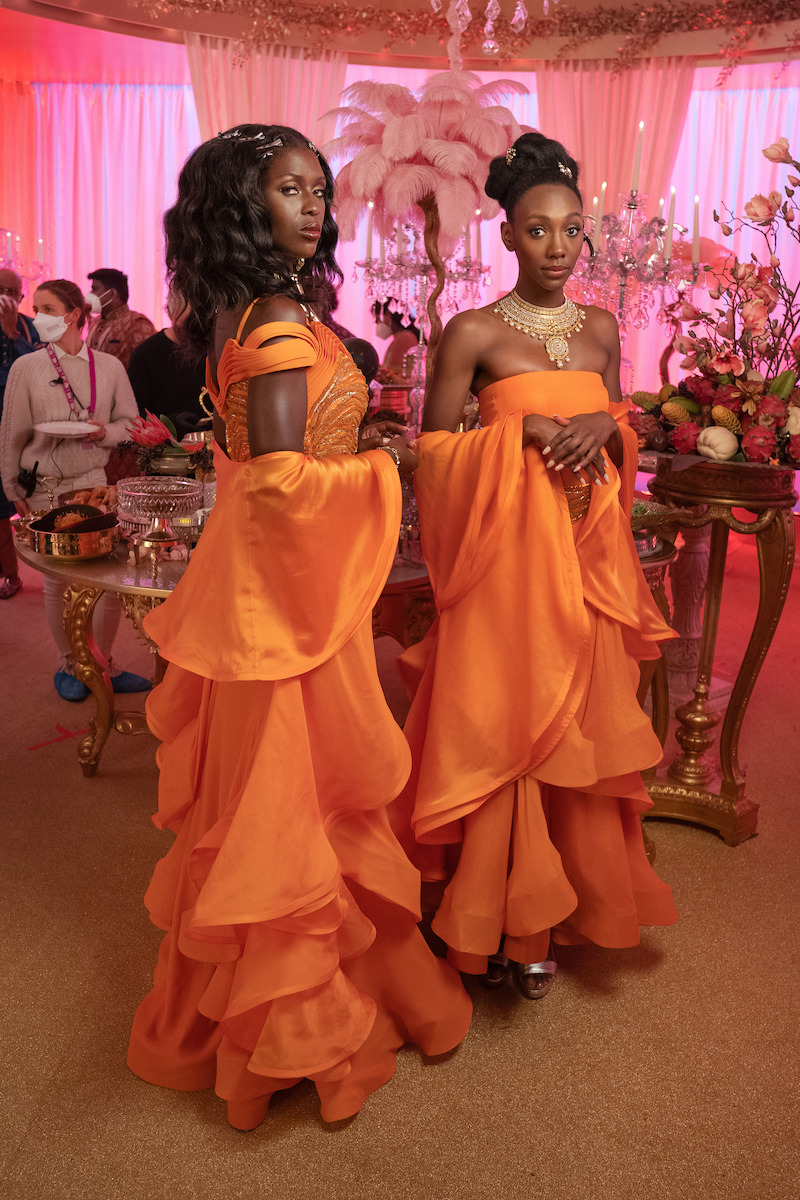 Jodie Turner-Smith as Countess and Zurin Villanueva as Imani.