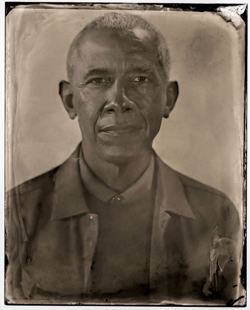 Barack Obama Tintype