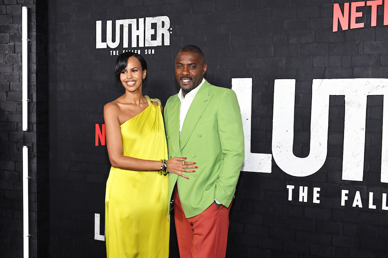 Sabrina Elba and Idris Elba attend the US premiere of Luther: The Fallen Sun in New York City.