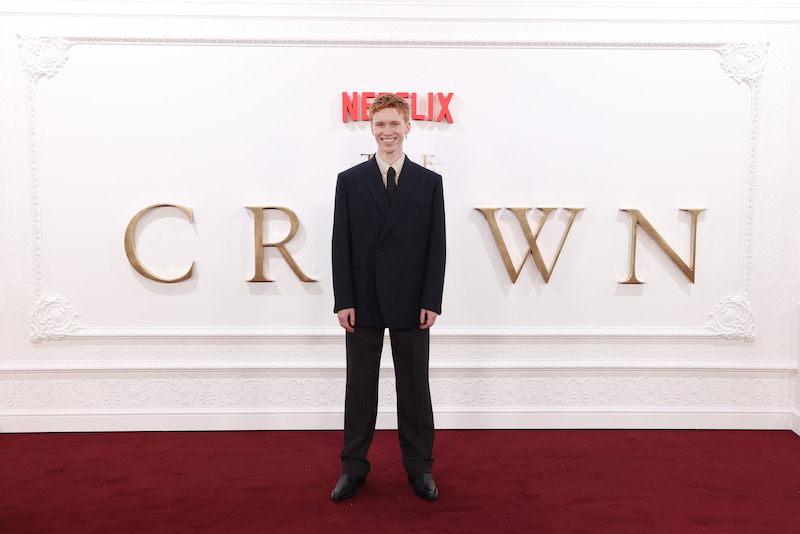 Luther Ford attends The Crown finale celebration at The Royal Festival Hall.