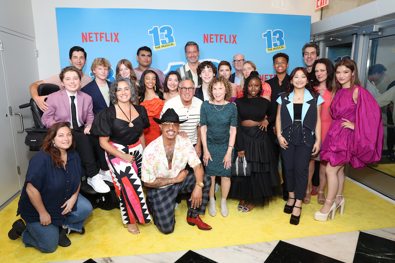 The cast and crew at the screening of 13: The Musical at the Paris Theater in NYC, August 8. ‘13: The Musical’ Red Carpet Premiere