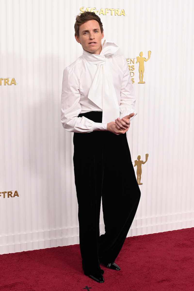 Eddie Redmayne at the 2023 Screen Actors Guild Awards in Los Angeles.