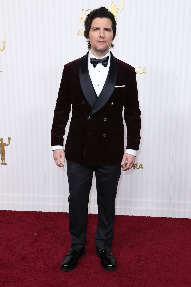 Adam Scott at the 2023 Screen Actors Guild Awards in Los Angeles.
