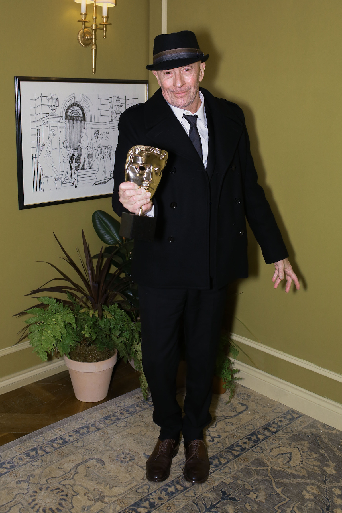 Jacques Audiard with his BAFTA