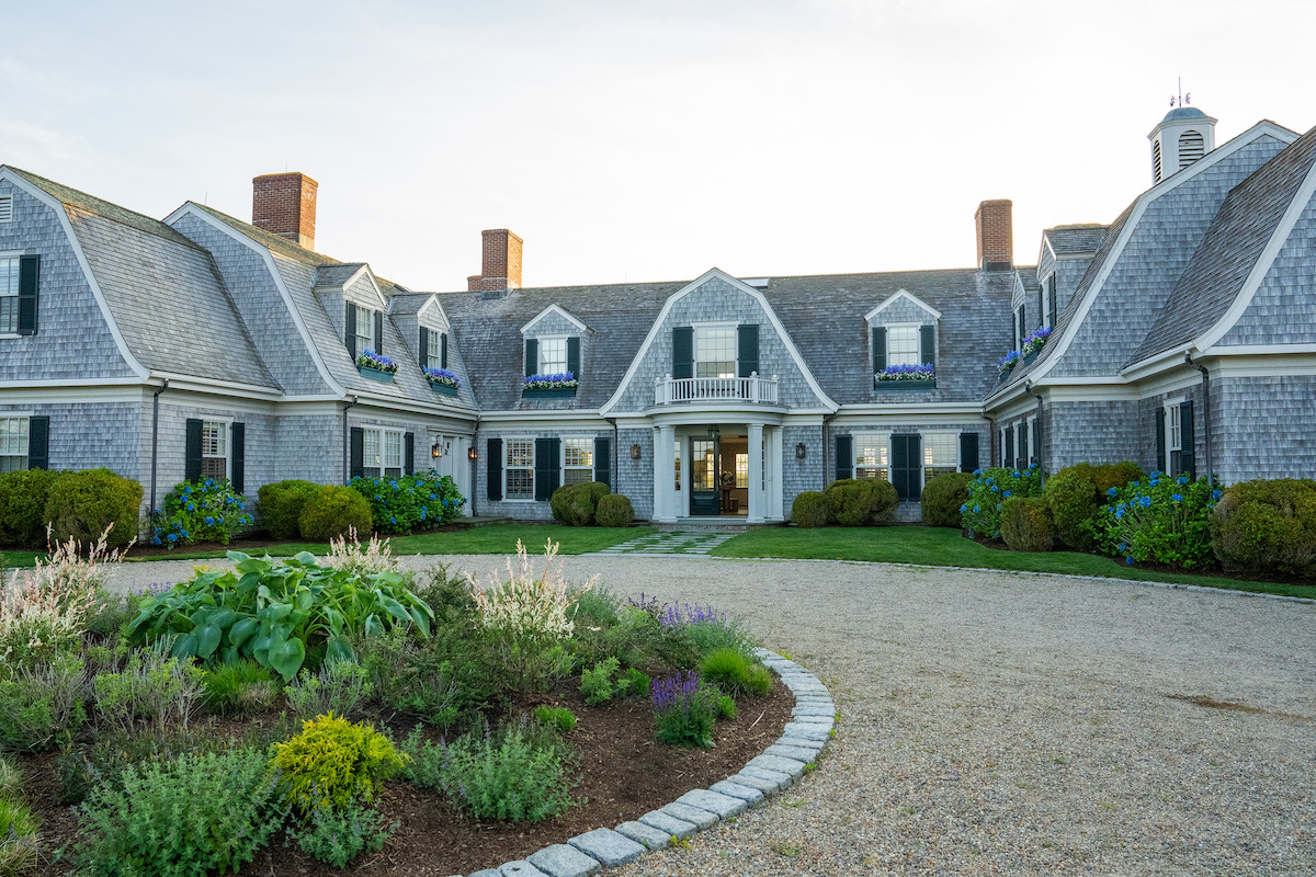 Exterior of the Edwards’ Martha’s Vineyard rental home in ‘Forever’