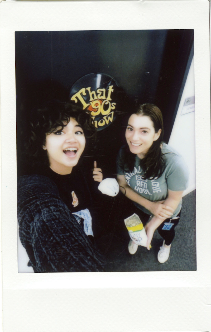 Backstage at That ’90s Show.
