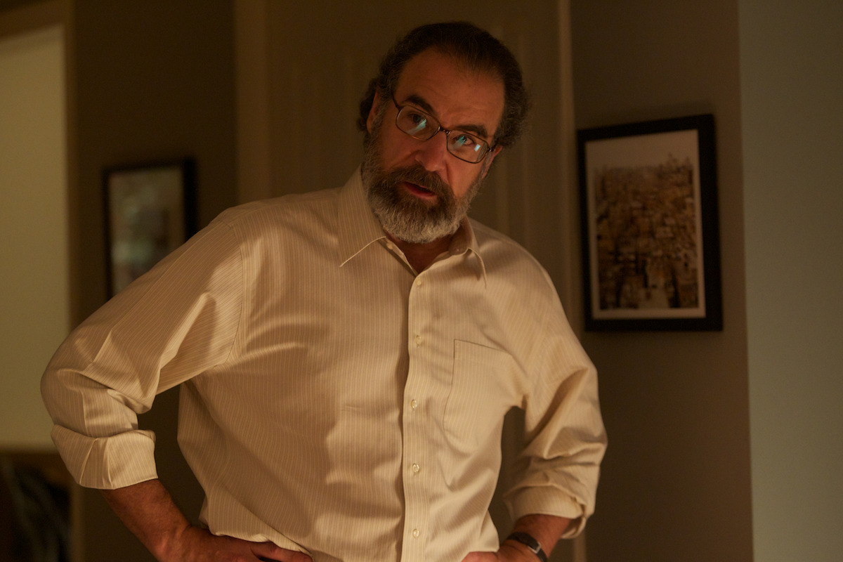 Mandy Patinkin as Saul Berenson works at home in ‘Homeland.’