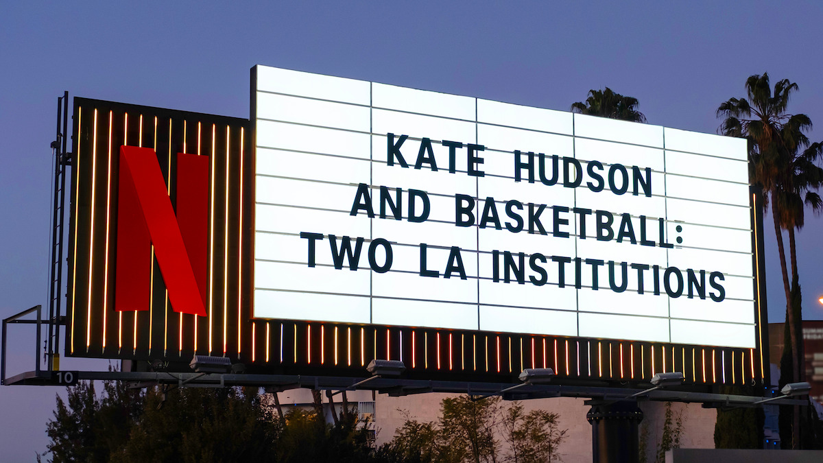 Running Point Sunset Blvd Marquee - ‘Kate Hudson and Basketball: Two LA institutions