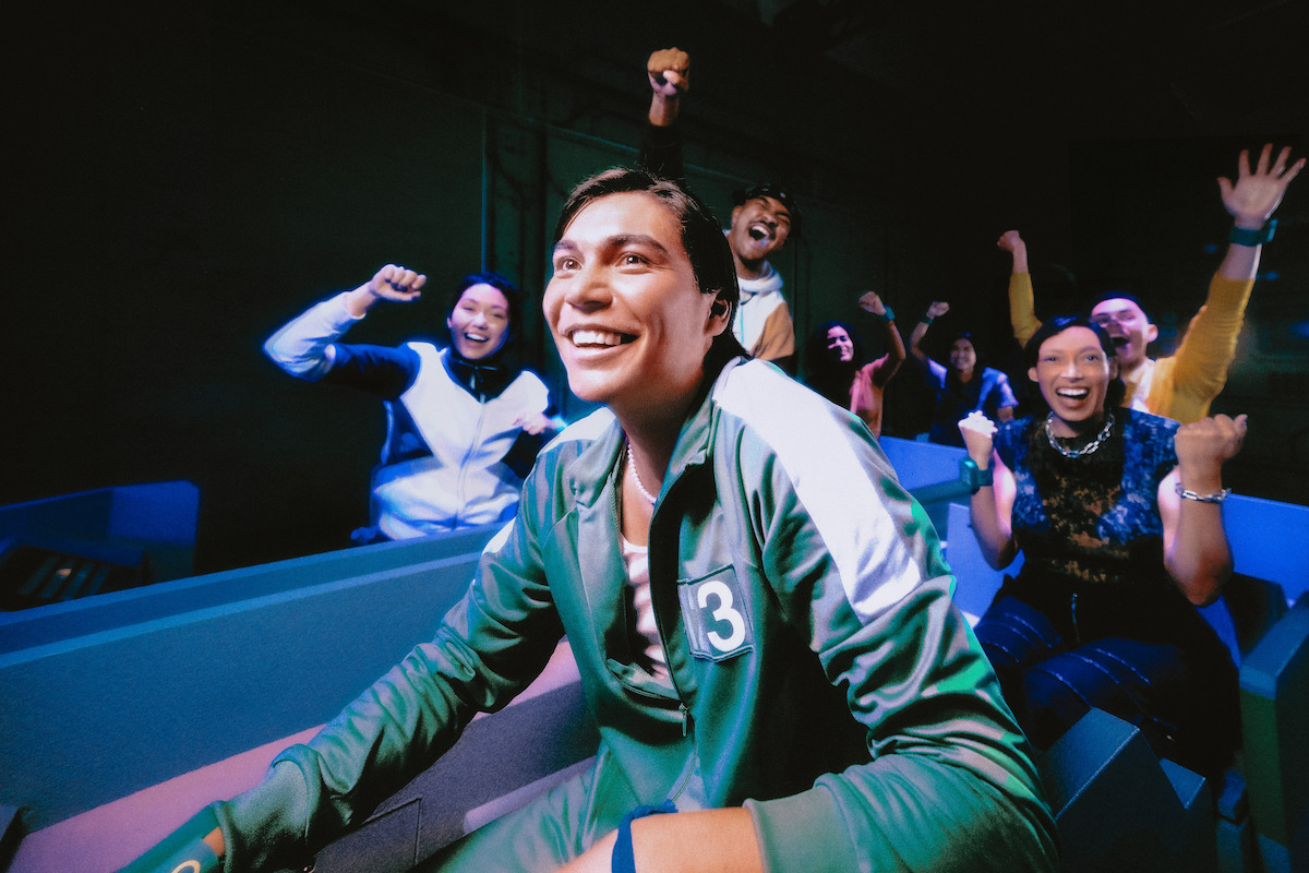 Players participating in Squid Game: The Experience