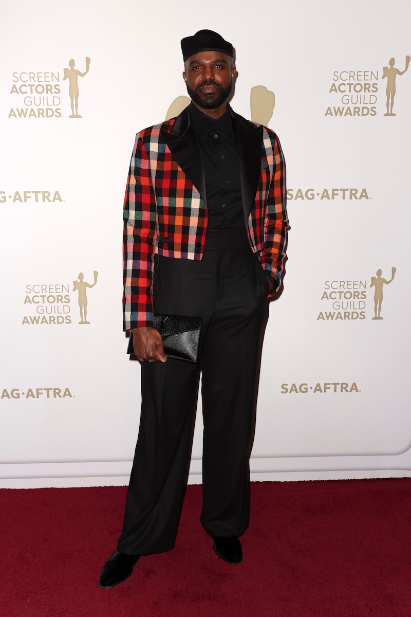 Carl Clemons-Hopkins at the 2023 Screen Actors Guild Awards in Los Angeles.