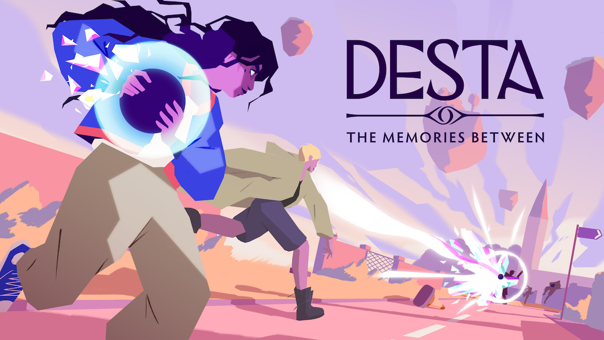 Desta: The Memories Between - Character holding a ball of energy rushes toward the enemy.