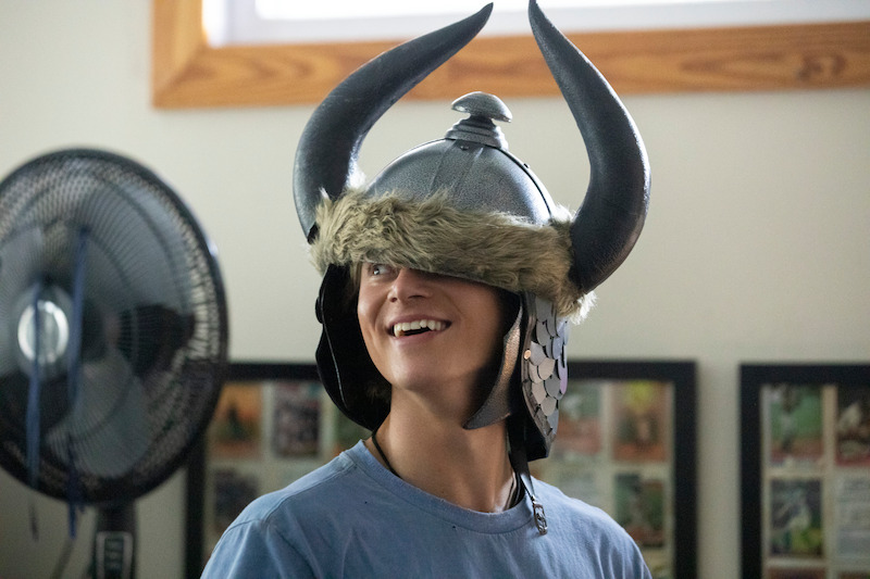 Rudy Pankow in Outer Banks Season 1 Behind-the-Scenes Photo Gallery.