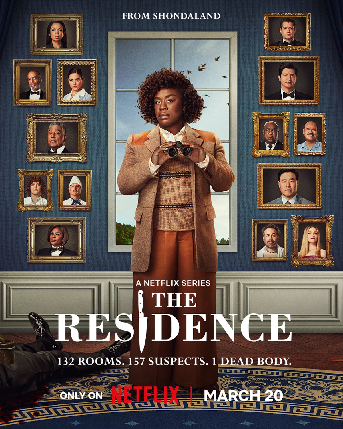 Uzo Aduba in the poster for ‘The Residence’