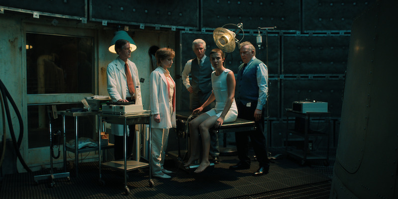 Matthew Modine as Dr. Brenner, Brown as Eleven and Paul Reiser as Dr. Owens - See Over 100 Photos From ‘Stranger Things’ Season 4 Volume 2