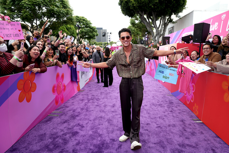 Cast of Never Have I Ever at the red carpet premiere in Los Angeles.