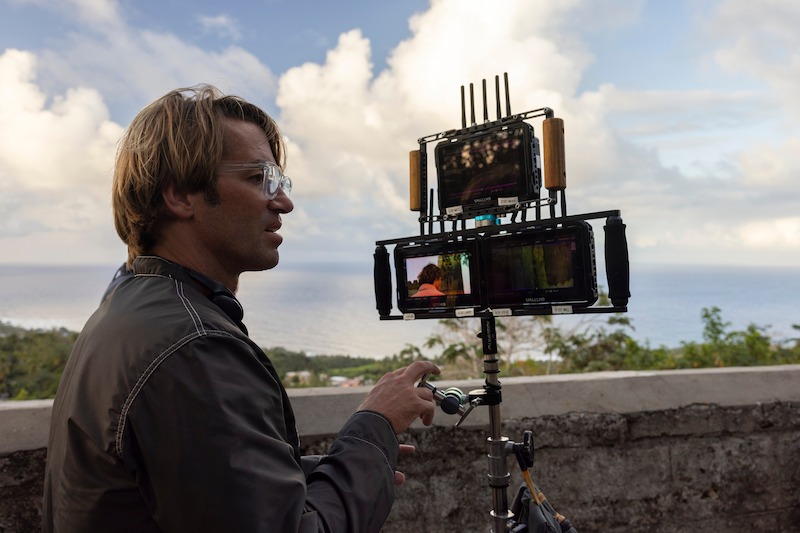 Director Jonas Pate in Outer Banks Season 3 Behind-the-Scenes Photo Gallery
