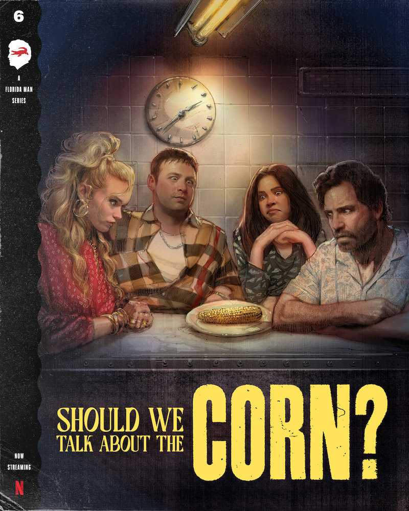 Florida Man noir poster