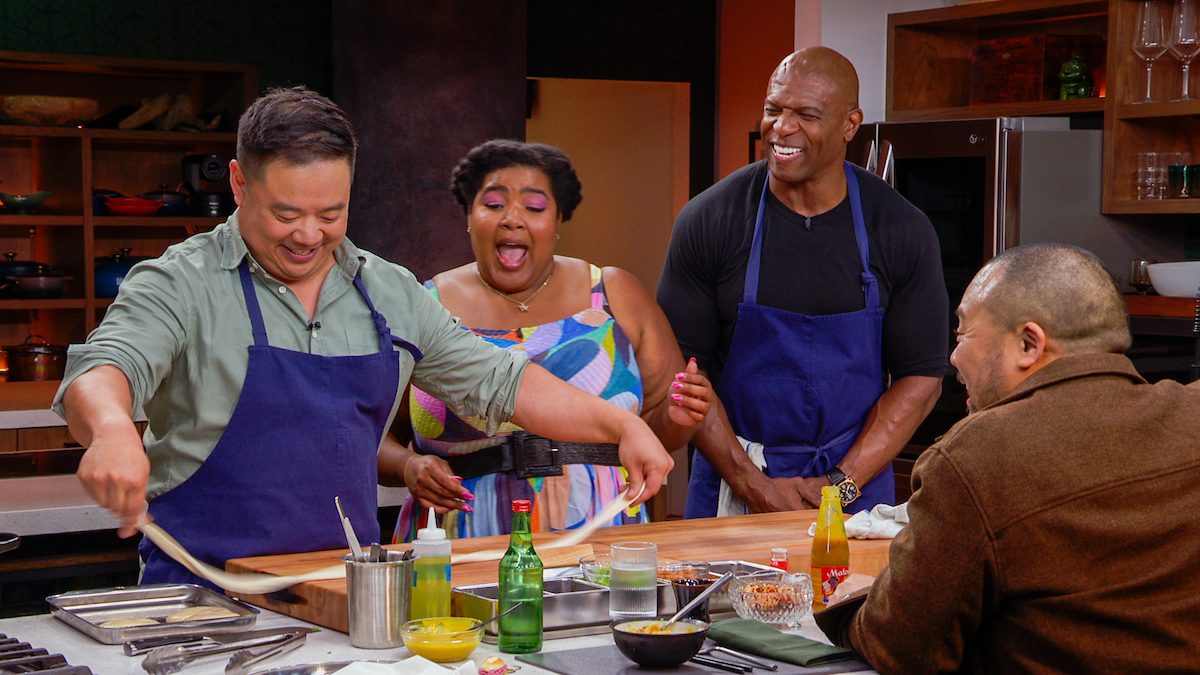 Chris Ying, Dulcé Sloan, Terry Crews, and David Chang